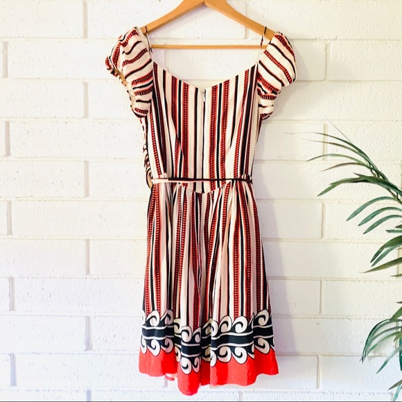 Anna Sui 100% Silk Off Shoulder Dress - Picture 6 of 7